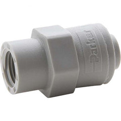 Parker - Plastic Push-To-Connect Tube Fittings Type: Female Connector Tube Outside Diameter (Inch): 5/16 x 1/4 - Makers Industrial Supply