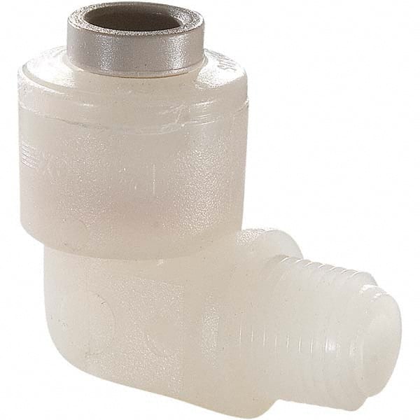 Parker - Plastic Push-To-Connect Tube Fittings Type: Male Elbow Tube Outside Diameter (Inch): 5/16 x 5/16 - Makers Industrial Supply