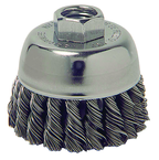 3" SS KNOT WIRE CUP BRUSH WEILER - Makers Industrial Supply