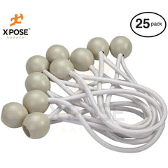 6' Bungee Cord with Ball End White