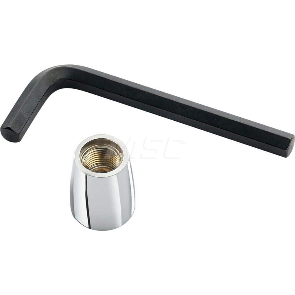 Faucet Replacement Parts & Accessories; Type: Swing Adapter; Additional Information: Allows conversion of faucets with swivel spouts to accept 3/8″ NPT male riser pipes or rigid gooseneck spouts. Wrench included.; Type: Swing Adapter; Type: Swing Adapter;