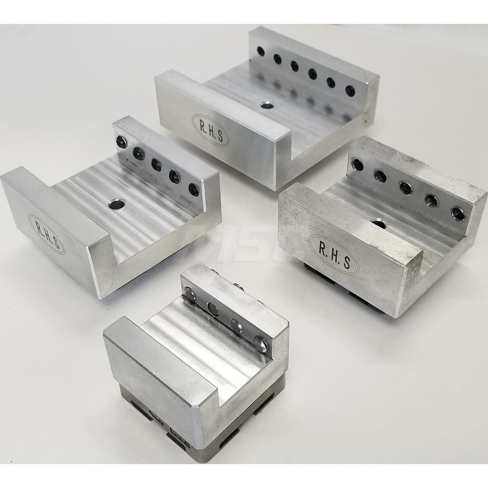 EDM Electrode Holders; System Compatibility: Macro; System 3R; Holder Size: U65; Maximum Electrode Size (mm): 65; Electrode Shape Compatibility: Square/Round; Material: Aluminium; Flushing Duct: No; With Plate: Yes; Hardened: Yes; For Use With: System/RHS