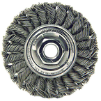 4IN STANDARD TWIST WIRE WHEEL - Makers Industrial Supply