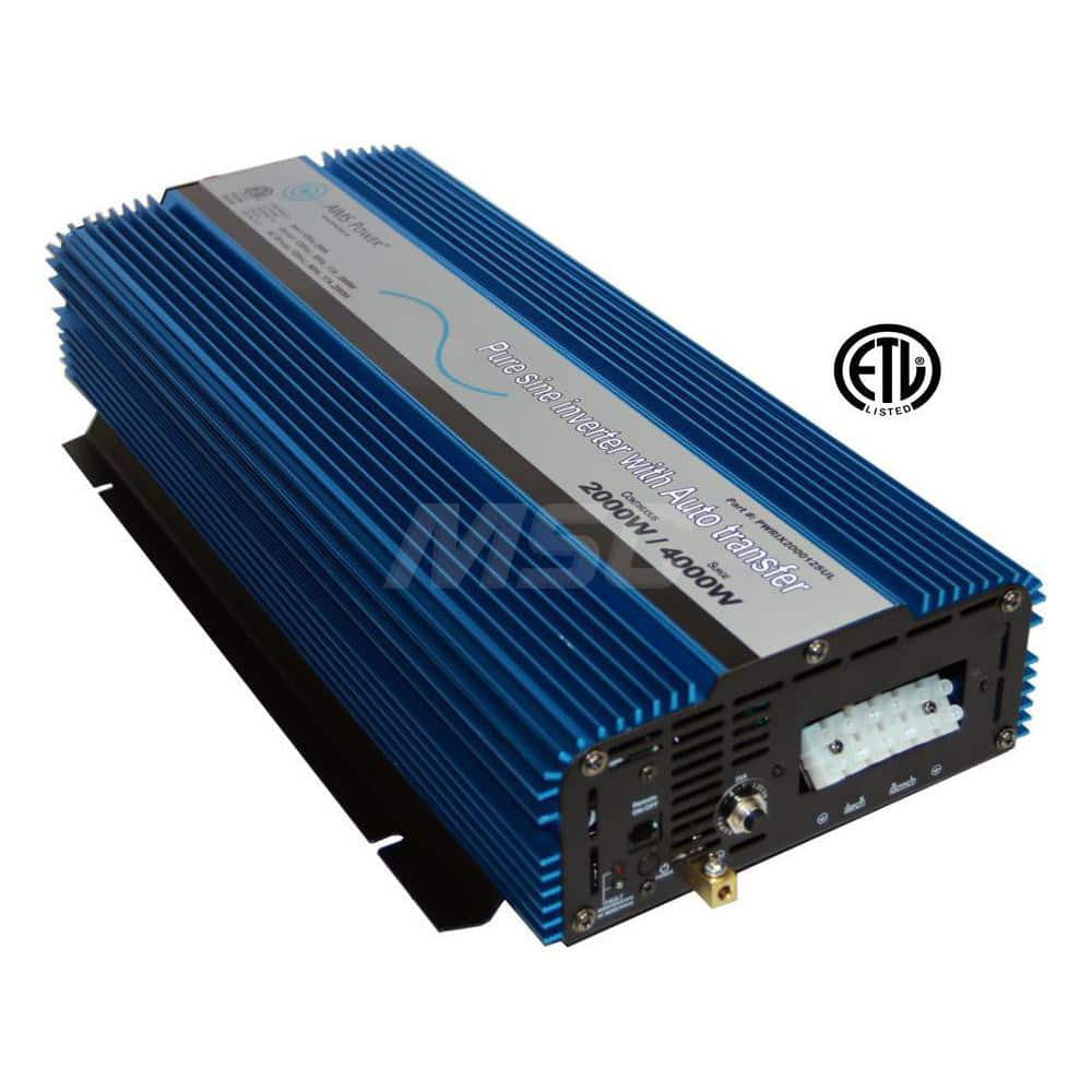 Power Inverters; Input Voltage: 120.00; Output Voltage: 120; Continuous Output Power: 1200; Peak Output Power: 2400; Maximum Input Current Rating: 16; Output Amperage: 10; Mounting Type: Surface Mount; Input Voltage: 120.00; Output Voltage: 120; Mount Typ