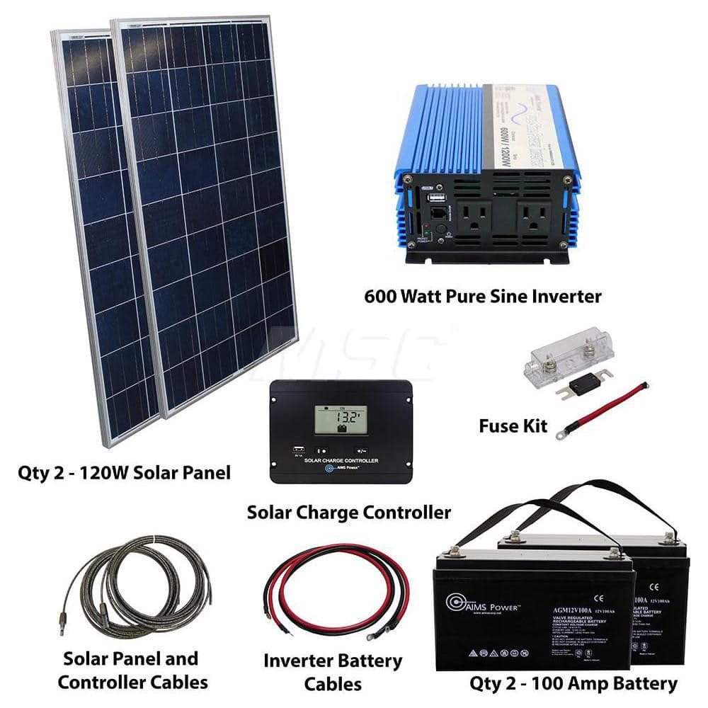 Solar Panels; Maximum Output Power (W): 240; Amperage (mA): 6.49; Terminal Contact Type: MC-4; Mounting Type: Mounting Holes