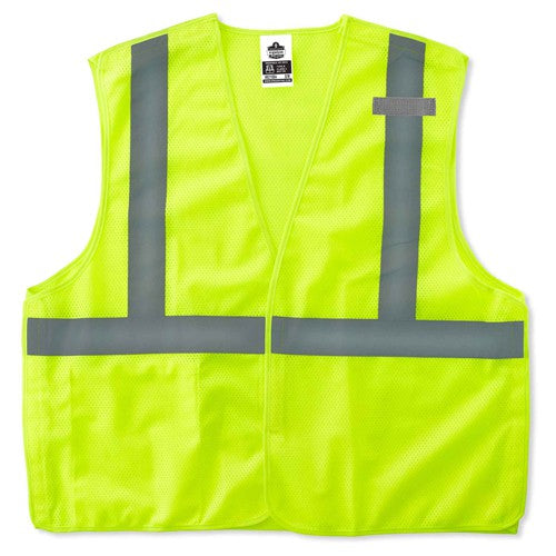 8215BA L/ XL Lime Breakaway Mesh Vest Type R Class 2 Economy - Makers Industrial Supply