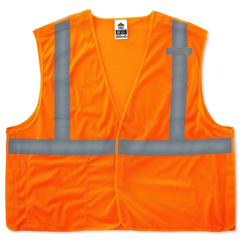 8215BA XS Orange Breakaway Mesh Vest Type R Class 2 Economy - Makers Industrial Supply