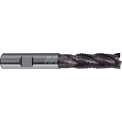 Guhring Steel and Cast Iron Roughing End Mill 8.00mm Diameter 8.0mm Shank 24.00mm Length of Cut 75mm Overall