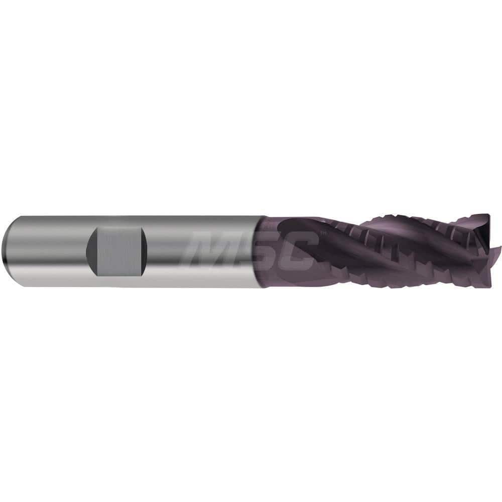 Guhring Steel and Cast Iron Roughing End Mill 8.00mm Diameter 8.0mm Shank 19.00mm Length of Cut 63mm Overall