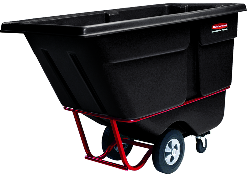 1 Cubic Yard Standard Tilt Truck 1250 lb Capacity - Makers Industrial Supply