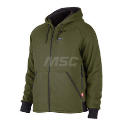 Jackets & Coats; Garment Style: Hooded; Size: 2X-Large; Gender: Men; Material: Polyester; Closure Type: Zipper; Features: Machine Washable; Heated; Non-Hazardous Protection; Contents: (1) M12 ™ Heated Hoodie (306-20); (1) M12 ™ Battery Holder (43-72-1000)