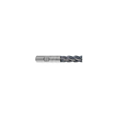 Corner Radius End Mill: 4 Flutes, Solid Carbide 38 & 40 ° Helix, AlCrN Coated, Corner Radius End, Centercutting, Series 6963