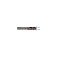 Corner Radius End Mill: 4 Flutes, Solid Carbide 36, 37 & 38 ° Helix, nano-Si Coated, Corner Chamfer End, Centercutting, Series 6801