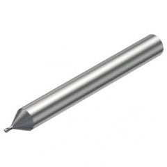 R216.32-01030-AE10G 1620 1mm 2 FL Solid Carbide End Mill - Corner Radius w/Cylindrical Shank - Makers Industrial Supply