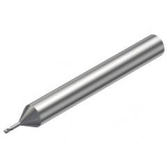 R216.32-00830-AJ08G 1620 0.8mm 2 FL Solid Carbide End Mill - Corner Radius w/Cylindrical Shank - Makers Industrial Supply