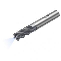 R215.34C16040-DC32K 1640 16mm 4 FL Solid Carbide End Mill - Corner Radius w/Cylindrical - Neck Shank - Makers Industrial Supply