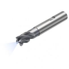 R215.34C08040-DS09K 1640 8mm 4 FL Solid Carbide End Mill - Corner Radius w/Cylindrical - Neck Shank - Makers Industrial Supply