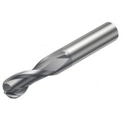 R216.42-03030-AC04G 1610 3mm 2 FL Solid Carbide Ball Nose End Mill w/Cylindrical Shank - Makers Industrial Supply