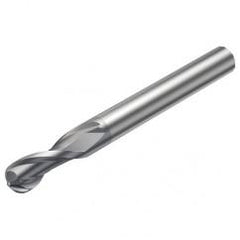 R216.42-16030-AK32G 1610 16mm 2 FL Solid Carbide Ball Nose End Mill w/Cylindrical Shank - Makers Industrial Supply