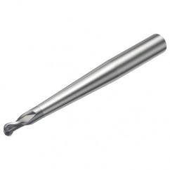 R216.42-12030-AP12G 1610 12mm 2 FL Solid Carbide Ball Nose End Mill w/Cylindrical Shank - Makers Industrial Supply