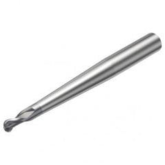 R216.42-12030-AP12G 1610 12mm 2 FL Solid Carbide Ball Nose End Mill w/Cylindrical Shank - Makers Industrial Supply