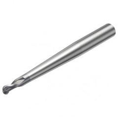 R216.42-06030-AP06G 1620 6mm 2 FL Solid Carbide Ball Nose End Mill w/Cylindrical Shank - Makers Industrial Supply