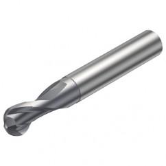 R216.42-05030-AI05G 1610 5mm 2 FL Solid Carbide Ball Nose End Mill w/Cylindrical Shank - Makers Industrial Supply