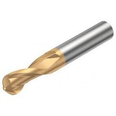 R216.42-04030-AC06G 1700 4mm 2 FL Solid Carbide ball nose endmill w/Cylindrical Shank - Makers Industrial Supply