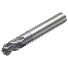 R216.44-10030-AI10G 1610 10mm 4 FL Solid Carbide Ball Nose End Mill w/Cylindrical Shank - Makers Industrial Supply