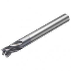 RA216.24-1630DAK04G 1610 6.35mm 4 FL Solid Carbide End Mill - Corner Radius w/Cylindrical Shank - Makers Industrial Supply