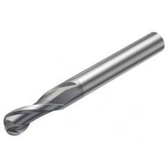 RA216.42-2430-AK12G 1610 9.525mm 2 FL Solid Carbide Ball Nose End Mill w/Cylindrical Shank - Makers Industrial Supply