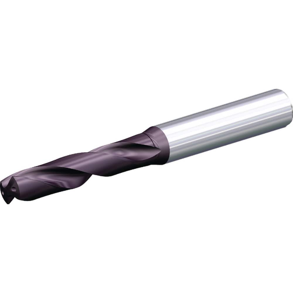 Jobber Length Drill Bit: 0.2656″ Dia, 140 °, Solid Carbide AlTiN Finish, 3.5827″ OAL, Right Hand Cut, Helical Flute, Straight-Cylindrical Shank, Series B211