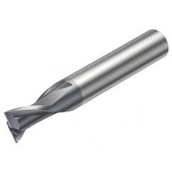 1P220-0250-XA 1630 2.5mm Flute Straight Center Cut w/Cyndrical Shank - Makers Industrial Supply