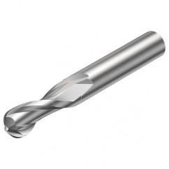 2B330-0800-NC H10F 8mm FL Ballnose w/Cylindrical with Neck Shank - Makers Industrial Supply