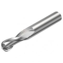 2B330-0600-NC H10F 6mm FL Ballnose w/Cylindrical with Neck Shank - Makers Industrial Supply