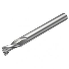 2P123-1200-NG H10F 12mm 2 FL Straight Center Cut w/Reduced Cylindrical .3mm/.012 smaller than Cutting Diameter Shank - Makers Industrial Supply