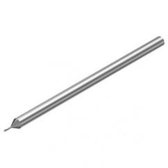 2P212-0080-PC 1620 0.8mm FL Straight Center Cut w/Cylindrical with Neck Shank - Makers Industrial Supply