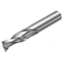 2P232-0300-NA H10F 3mm FL Straight Center Cut w/Cylindrical Shank - Makers Industrial Supply