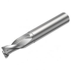 2S220-0800-100-NC H10F 8mm FL Straight Corner Radius Center Cut w/Cylindrical with Neck Shank - Makers Industrial Supply