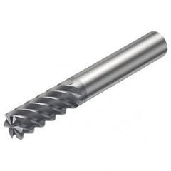 R215.35-05050-AC13L 1620 5mm 5 FL Solid Carbide End Mill - Corner Radius w/Cylindrical Shank - Makers Industrial Supply