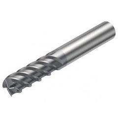 R215.H4-04050BAC01H 1610 4mm 4 FL Solid Carbide high feed End Mill w/Cylindrical Shank - Makers Industrial Supply