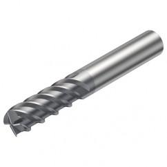 R215.H4-10050DAC03H 1610 10mm 4 FL Solid Carbide high feed End Mill w/Cylindrical Shank - Makers Industrial Supply