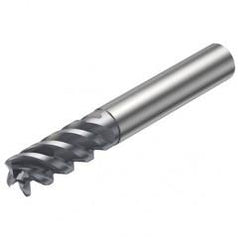 R216.24-12050GCC26P 1620 12mm 4 FL Solid Carbide End Mill - Corner Radius w/Cylindrical - Neck Shank - Makers Industrial Supply