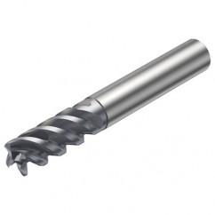 R216.24-20050ECC38P 1620 20mm 4 FL Solid Carbide End Mill - Corner Radius w/Cylindrical - Neck Shank - Makers Industrial Supply