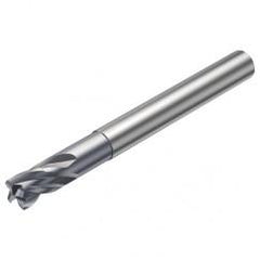 R216.24-04030AAJ04G 1610 4mm 4 FL Solid Carbide End Mill - Corner Radius w/Cylindrical Shank - Makers Industrial Supply