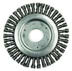 4-1/2 x 7/8" - .020 Wire Size - Stainless Roughneck Stringer Bead Weld Cleaning Brush - Makers Industrial Supply