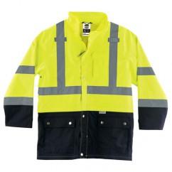 8365BK M LIM/BLK FRONT RAIN JACKET - Makers Industrial Supply