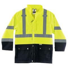 8365BK 2XL LIM/BLK FRONT RAIN JACKET - Makers Industrial Supply