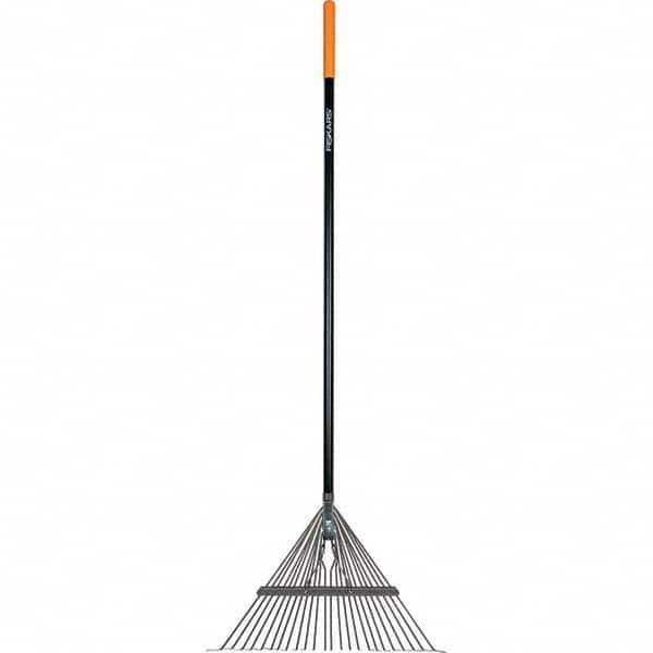 Fiskars - Forks & Rakes Type: Leaf Rake Handle Type: Straight - Makers Industrial Supply