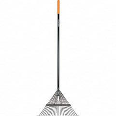 Fiskars - Forks & Rakes Type: Leaf Rake Handle Type: Straight - Makers Industrial Supply